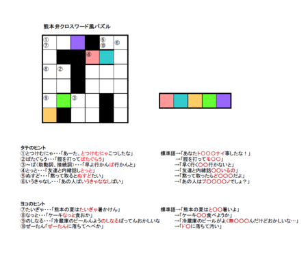 クロスワード２（熊本弁）.pngのサムネイル画像